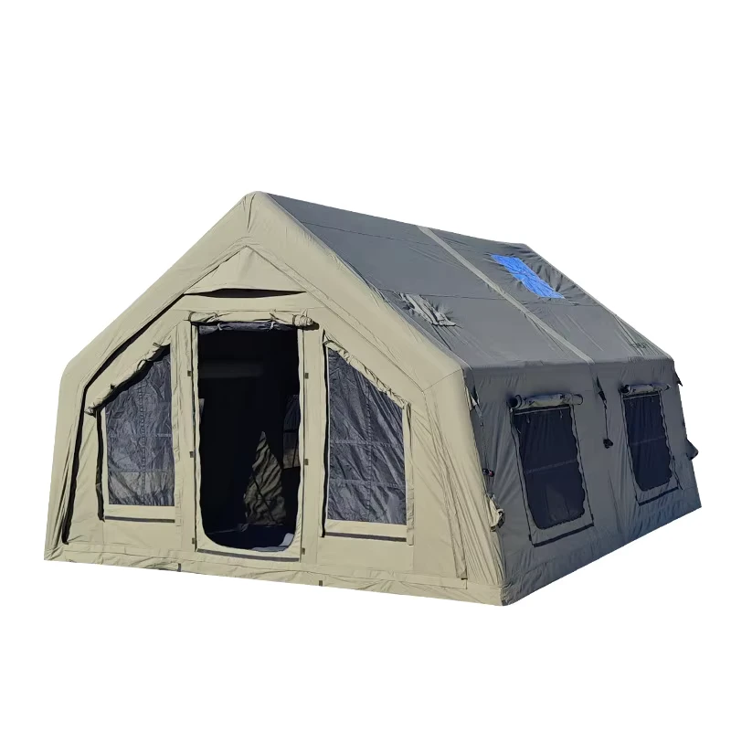 Tenda Camping Puncak Otomatis Inflatable Super Besar 17.2 Empat Musim 3.6x4.8m 3000mm+ Teknologi Kain TC Tahan Air