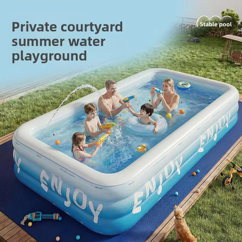 Super Large Mobile PVC Inflatable Swimming Pool for Water-Based Activities