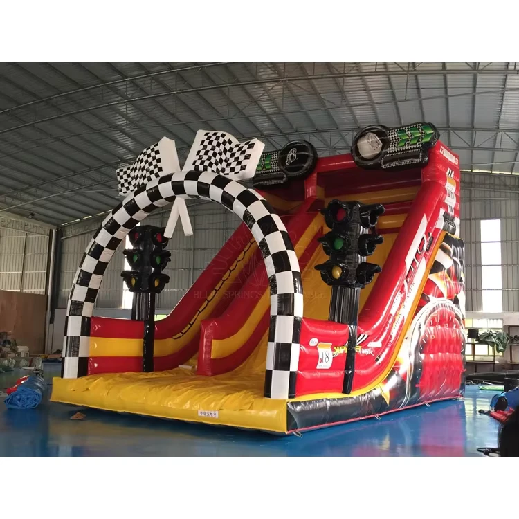 Super Racer aufblasbares Auto-Rennrutsche