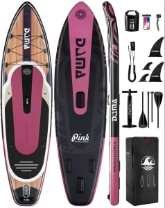 Surfboard 11’*34″*6″ Inflatable Stand up Paddle Board Drop Stitch Material ISUP Padel Sup Board