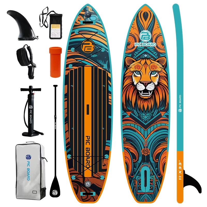 Surf-Paddleboard Touring Surfboard aufblasbares Stand-Up-Paddleboard aufblasbares SUP