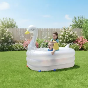 Swan Children’s Inflatable Swimming Pool PVC Inflatable Play Pool