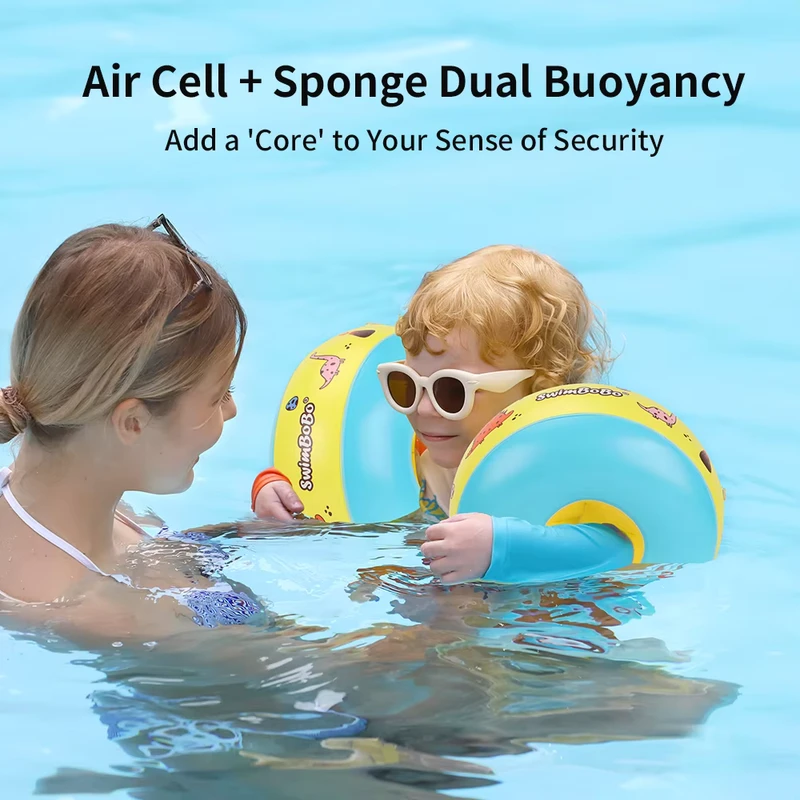 Pelampung Lengan Renang 2Pcs PVC Inflatable, Lengan Pelampung untuk Anak-anak, Musim Panas, Renang Luar Ruangan