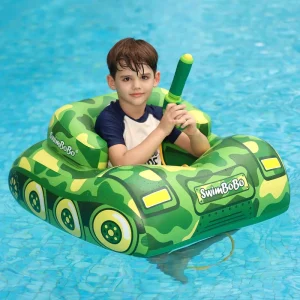 Swim Pool Ring Green Tank Outdoor Baby Summer Play Toys Inflatable Kids Seat Float for Swimming Children Water Fun