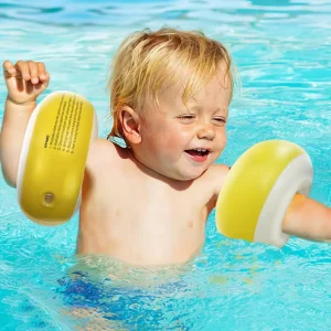 Swimming Arm Ring Baby Infant Float PVC Sponge Armbands Lightweight Safe Training Aid Easy Carry Pool Beach Use