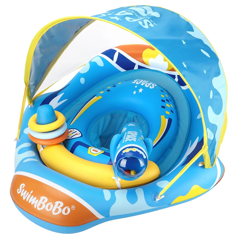 Swimming Baby Swimming Float Inflatable Baby Swim Ring with Seat for Infant Toddler Children Waist Float Ring