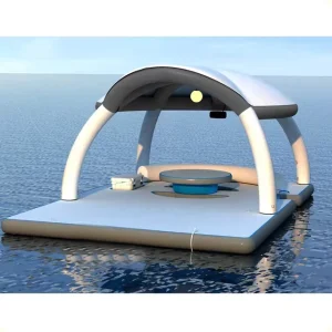 Zwemfloat in water buiten voor 6 personen Opblaasbare Sofa Zittend Dock Platform Water Lounge Raft Opblaasbaar Drijvend Eiland