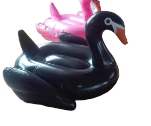 Swimming Pool Fun in Summer Inflatable Swan Flamingo Swim Ring Animal Shaped Inflatable Floating