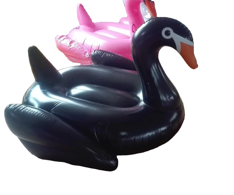 Sommer Spaß im Schwimmbad aufblasbarer Schwan Flamingo Schwimmring Tierförmiger aufblasbarer Schwimmer