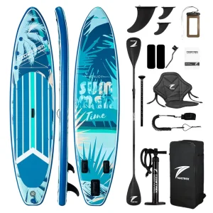 TIDETREK 11'6" 33" Tavola da Paddle Allround Portatile StandUp Padel CE Certificata Tabla De Padel Supboard Tabla Surf ISUP