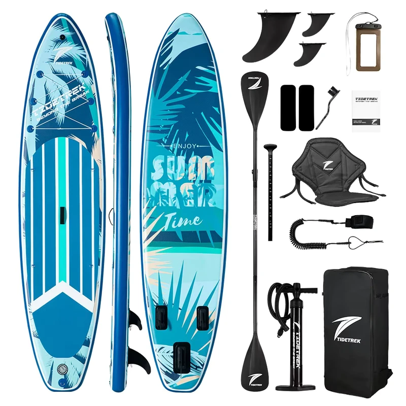 TIDETREK 11'6" 33" 휴대용 올라운드 패들보드 스탠드업 패들 보드 CE 인증 타블라 데 파델 수프보드 타블라 서프 ISUP