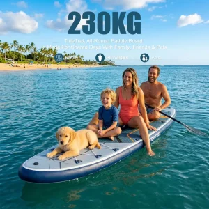 TIDETREK 11’6″ 35″ Inflatable Paddle Board Factory Price Surfboard Sup Sub Board Supboard Tablas Sup Surfing