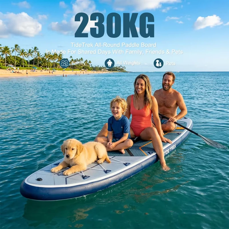 TIDETREK 11'6" 35" Opblaasbare Paddle Board Fabrieksprijs Surfboard Sup Sub Board Supboard Tablas Sup Surfen