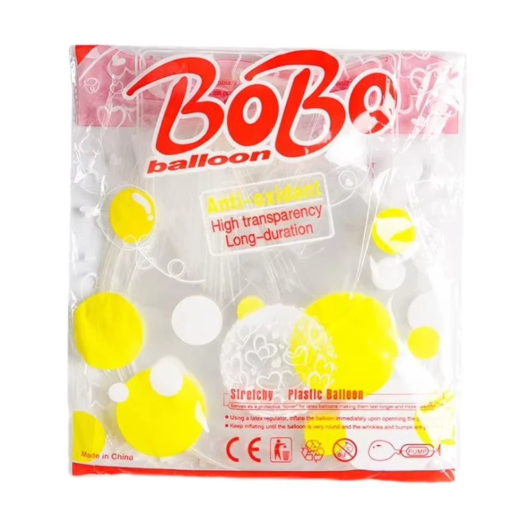TPU 10" 18'' 20'' 24'' 36'' Transparente BoBo Ballons Helium Aufblasbare Klare Kugeln für Hochzeits- und Geburtstagsfeierdekoration