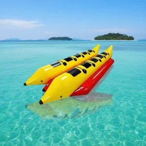 TX wt023 ราคาจากโรงงาน เรือยางพองอากาศสำหรับ 6 คน รูปปลากระเบนบิน ใช้ลาก Banana Boat ได้ รับรอง CE สำหรับกลางแจ้ง