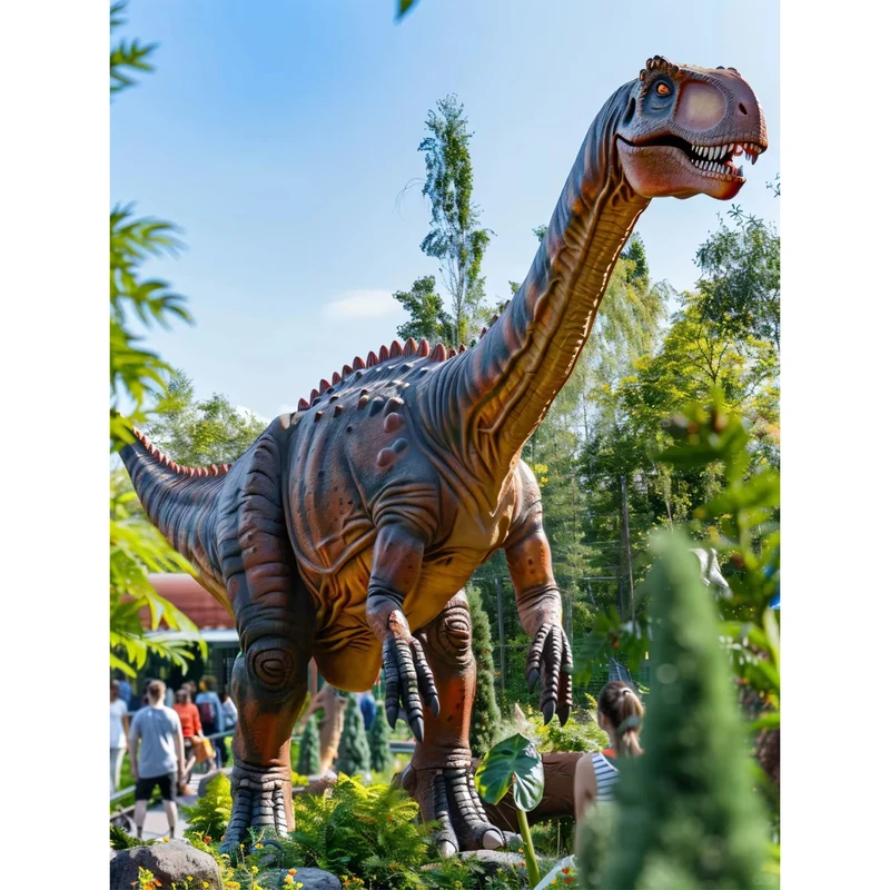 Model Dinosaurus Tanystropheus Raksasa Kerajinan Inflatable Indoor Outdoor Simulasi Realistis Pameran