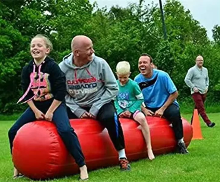 Teamspel Ontwerp Commerciële Verhuur Opblaasbare Bouncy Tube voor Volwassenen en Kinderen's Buiten Spellen