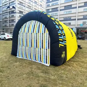 Коммерческий надувной туннельный шатер Tentspace, гигантская надувная арка для спортивных мероприятий, легкая установка