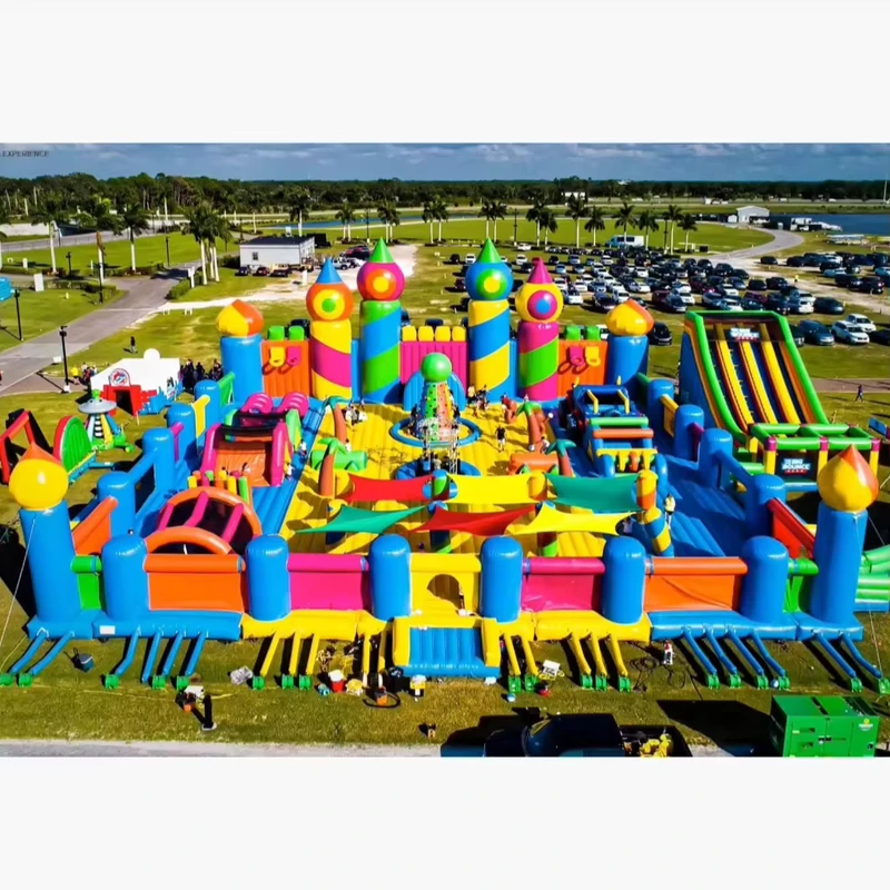 The Big Funbox Inflatable Park Bounce Inflatable Park The World’s Biggest Bounce House Adult and Kids