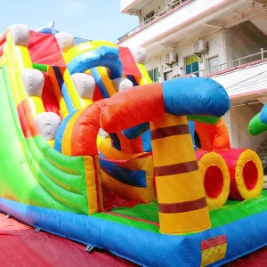 Theme PVC Portable Jumping Bouncy Castle Blower Repair Kits 2 Year Warranty for Amusement Parks Slide