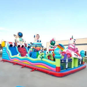 Theme Park Outdoor Large Inflatable Park Obstacle Courses Inflatable Indoor for Sale