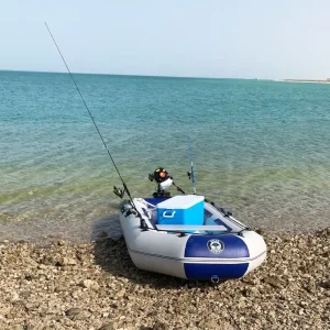 Thermal Welded 2 Person Inflatable Foldable Fishing Boat with 29L Bucket and 1.5kg Steel Anchor