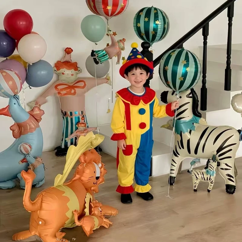 Balão de Folha em Forma de Estrela 4D Redondo de 22 Polegadas em Hélio para Decoração de Aniversário, Casamento e Eventos