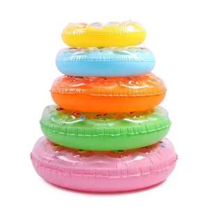 Thicken Children’s Inflatable Swimming Ring Double air Bag Swimming Ring Bubble Swimming Ring