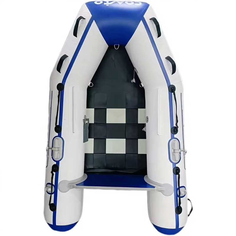 Kayak gonflable professionnel anti-collision et anti-crevaison pour pêche d'assaut et sauvetage d'urgence (PVC ordinaire)