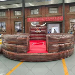 Thickened Inflatable Bounce House Castle Bull Riding Machine UV Protective Flame Retardant Waterproof PVC Easy Setup