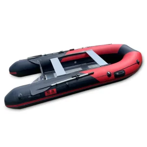 Thickened PVC Dinghy Inflatable Boat Fishing Kayak Assault Boat Hard Bottom Folding 6 Person