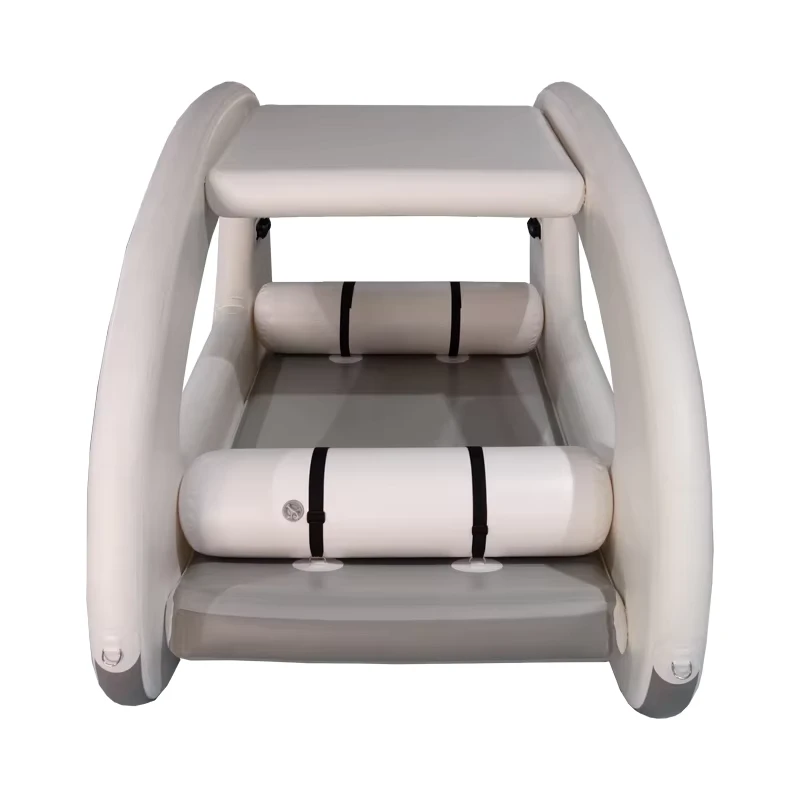 Thuyền câu cá phao PVC dày, Catamaran nổi cho bữa tiệc biển