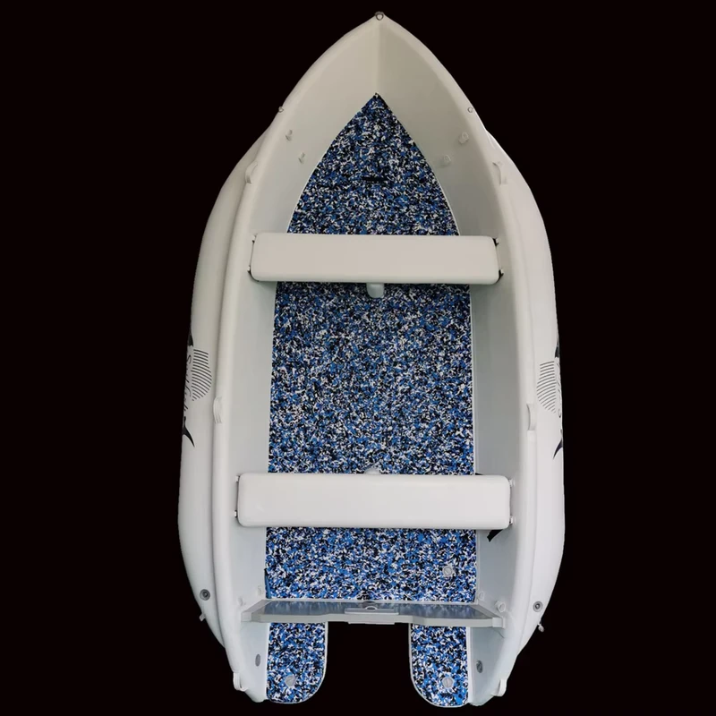 Kayak gonflable épaissi, bateau de pêche, canot commercial personnalisé, canot pliable stable pour dérive en plein air
