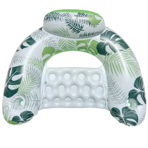 Lit flottant gonflable en PVC ordinaire, fauteuil inclinable en forme de U épaissi