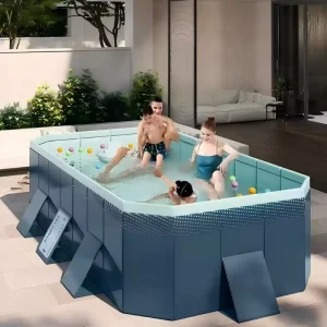 Thickened Wear resistant PVC Outdoor Paddling Children’s Household Pool 1.6m Non inflatable Foldable Swimming Pool