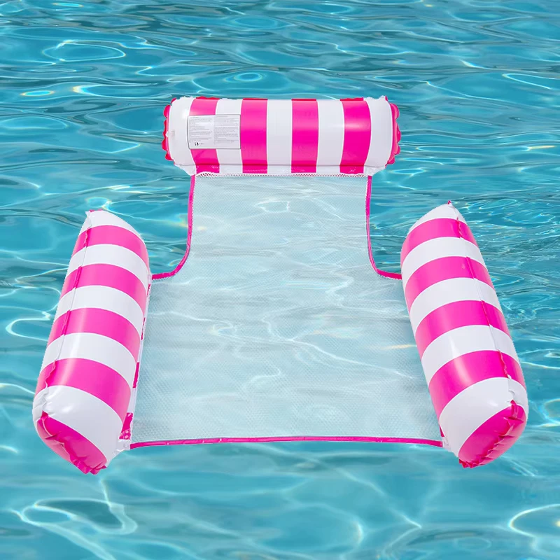 Sofa Gonfiabile a Hammock Galleggiante a Tre Tubo per Feste in Piscina Sedia Galleggiante