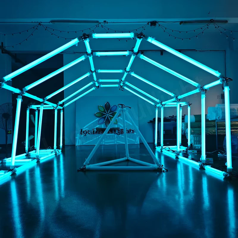 Time Tunnel LED Bar RGB DMX Light Tube Arch Decoration Lights For Events Party