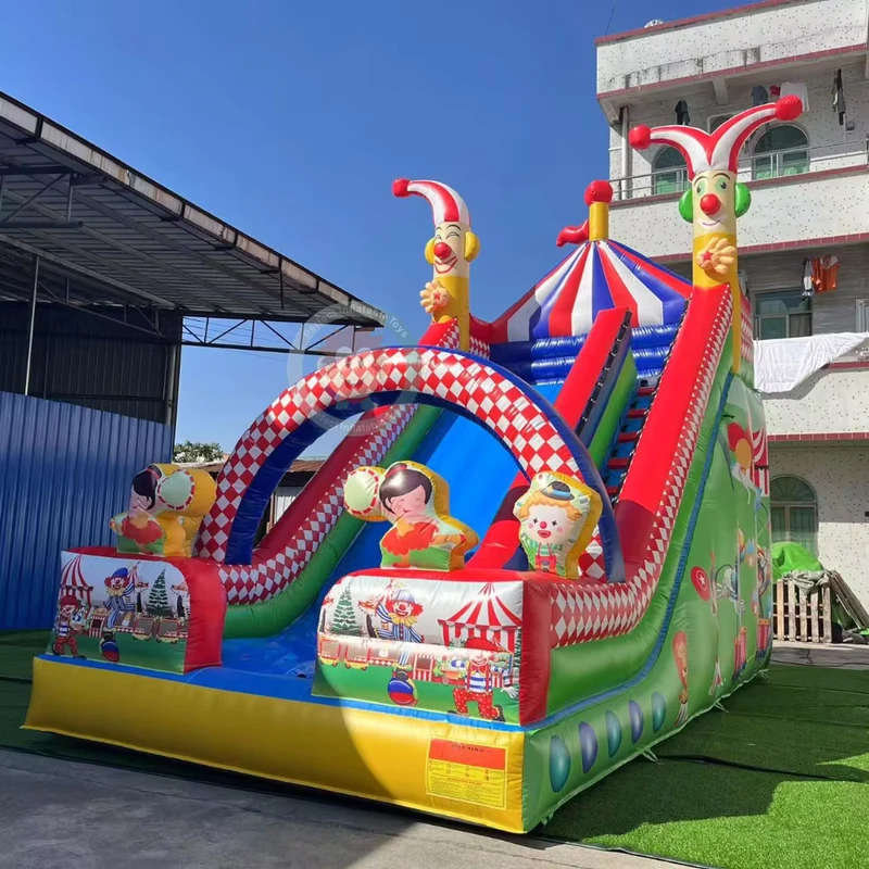 Toboggan Gonflable Cartoon pour Tout-Petits, Jouets, Toboggan de Fête, Inflatables