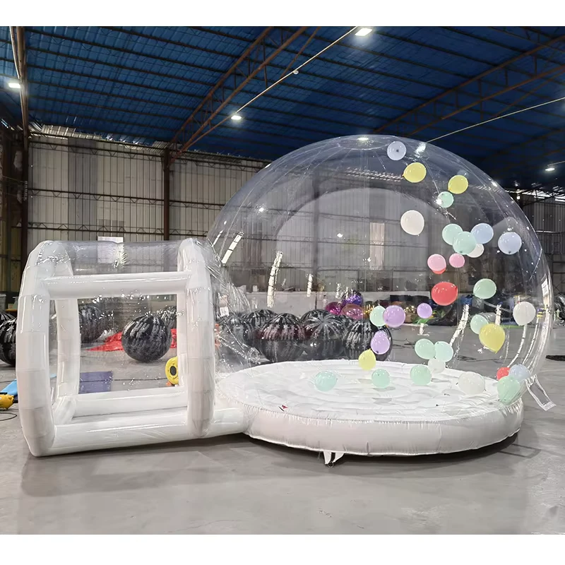 Hüpfburg für Kleinkinder, transparente PVC-Ballon-Aufblasbare Blase, hochwertiges Aufblasbares Zelt für Partys und Veranstaltungen