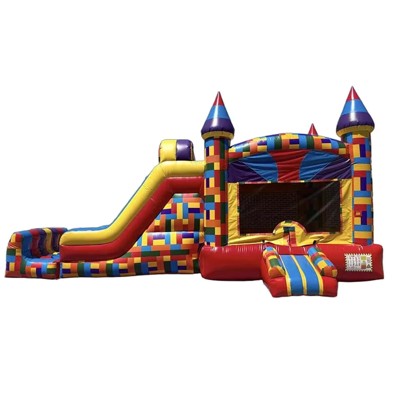 Alquiler de casa de rebote de agua 5 en 1 Tongle Multifun inflable de PVC con soplador para uso comercial
