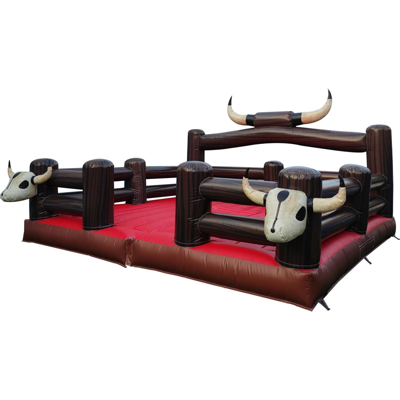 Toro Mecanico Adults Outdoor Inflatable Mechanical Bull Ride with Mat