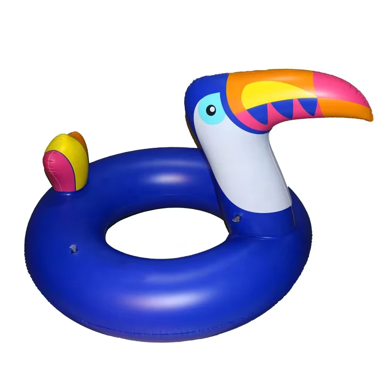 Toucan Vorm Opblaasbare Zwemring Waterfeest Zwembad Speelgoed voor Kinderen en Volwassenen Opblaasbare Zwembad Floaters
