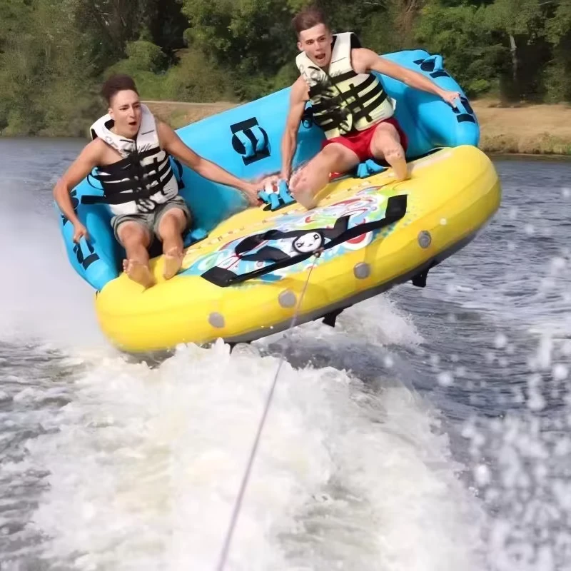 Trekbare Opblaasbare Tube Zware Water Sport Float voor Bootavonturen in Meer & Rivier