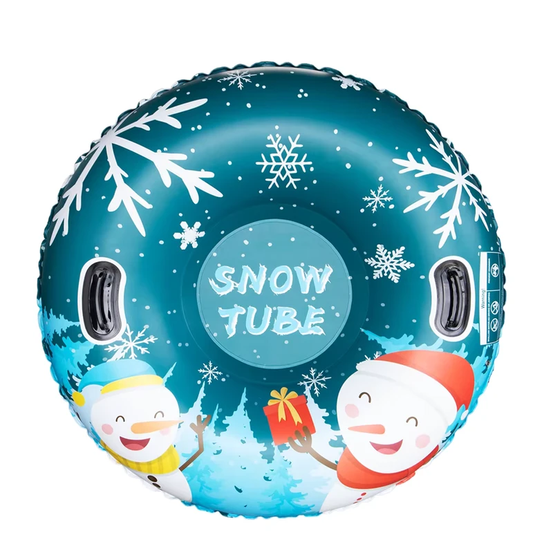 Aufblasbarer Winterring mit Griff für Ski, Schlitten, Ski-Board, Schneespielzeug