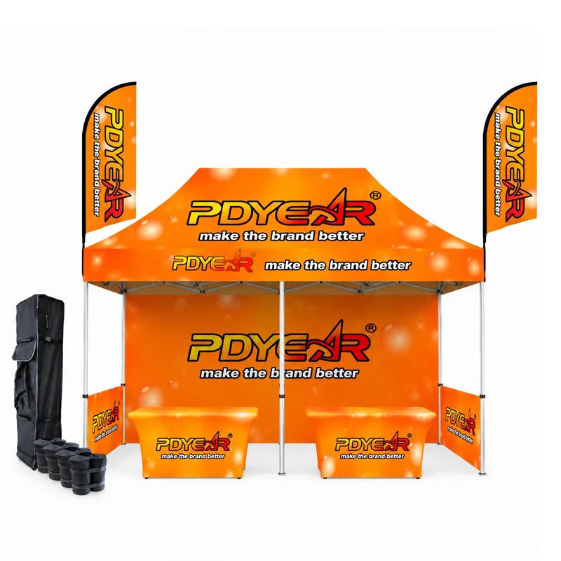 Trade Show Tent Fast Delivery 10×20 Custom Printed Canopy 3x6m Advertising Gazebo Outdoor Event Marquee with Waterproof Fabric