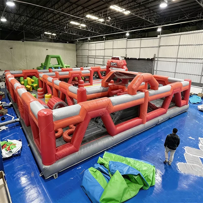 Trampoline Park Inflatable Attractiepark Grote Volwassen Inflatable Springkastelen Te Koop Voor Kinderen Inflatable Attractiepark