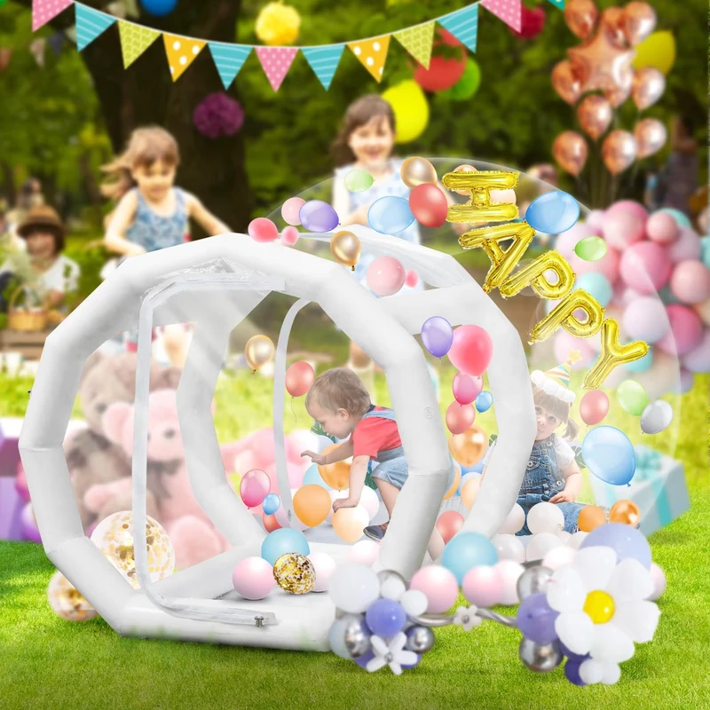 Transparante Ballon Bubble Tent Opblaasbaar Bubble Huis voor Kinderverjaardagsfeest