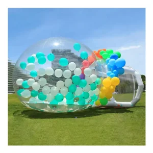 Casa Burbuja Inflable Transparente con Túnel para Actividades al Aire Libre - Tienda Burbuja