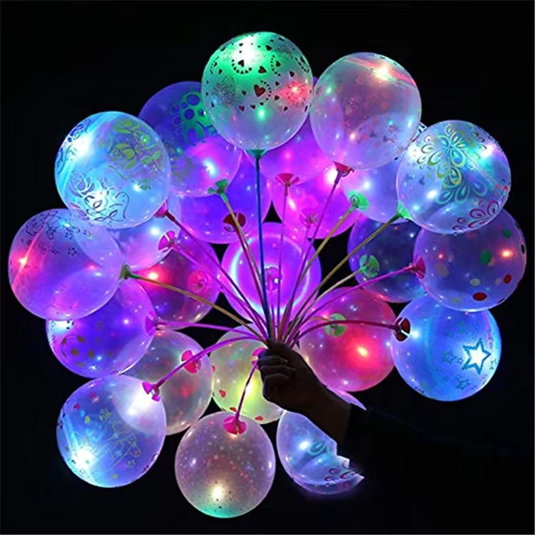 Lampu Balon LED Biodegradable Inflatable Transparan