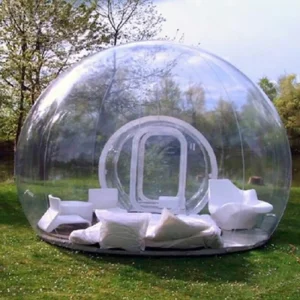 Tenda a Cupola Gonfiabile Trasparente in PVC, Tenda Gonfiabile Esterna con Prezzo